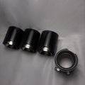 Carbon & Silver Exhaust Tips